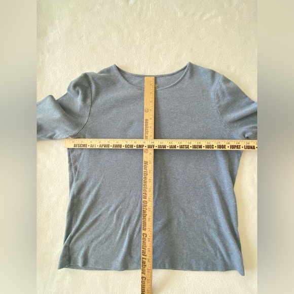 Pendleton Woolen Mills Top Women’s Medium Cotton Long Sleeve Round Neckline - Picture 7 of 9